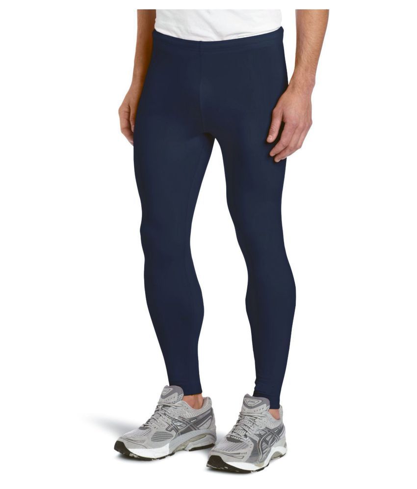 navy blue running tights