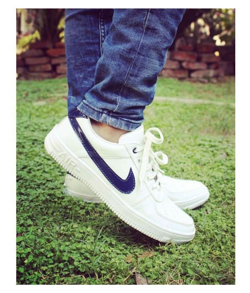 stylish shoes white
