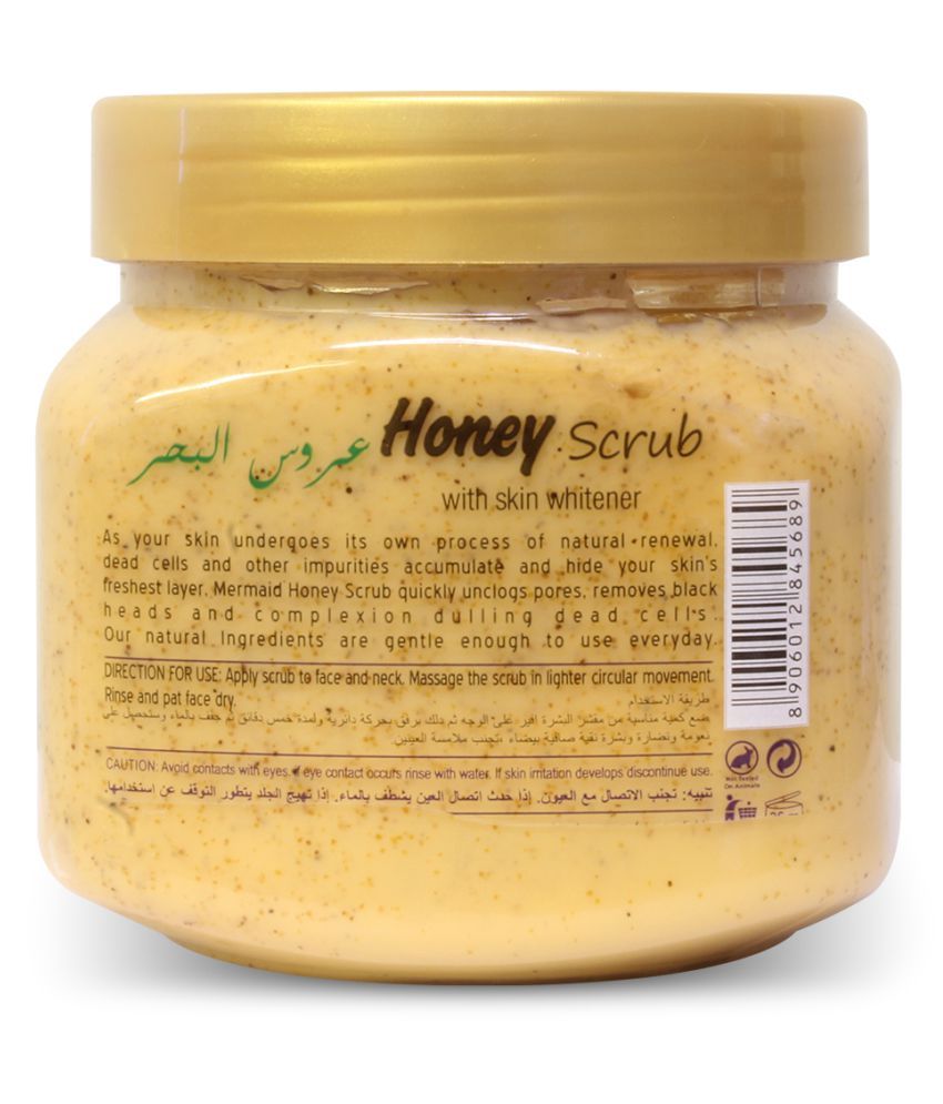 mermaid body scrub