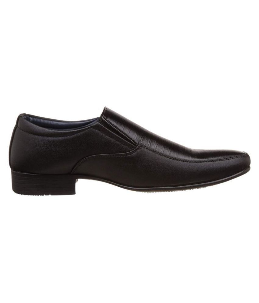 Bata Slip On NonLeather Black Formal Shoes Price in India
