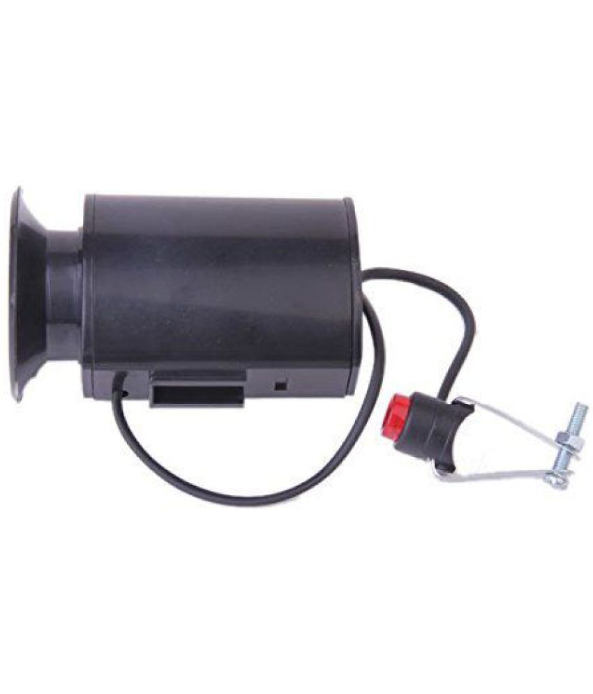 Lista Bicycle Electronic Horn 6 Sounds Bell Alarm Siren Loud Horn Black