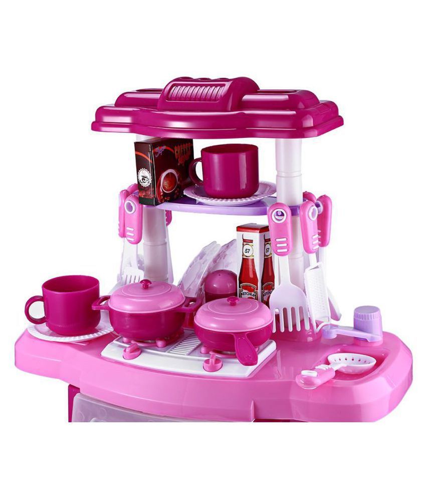 fun fun toy doll tv kitchen