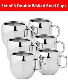 Tea Coffee Serveware Online At Best Quick View Kc Stainless Steel Double Walled Coffee Tea Cup Mug