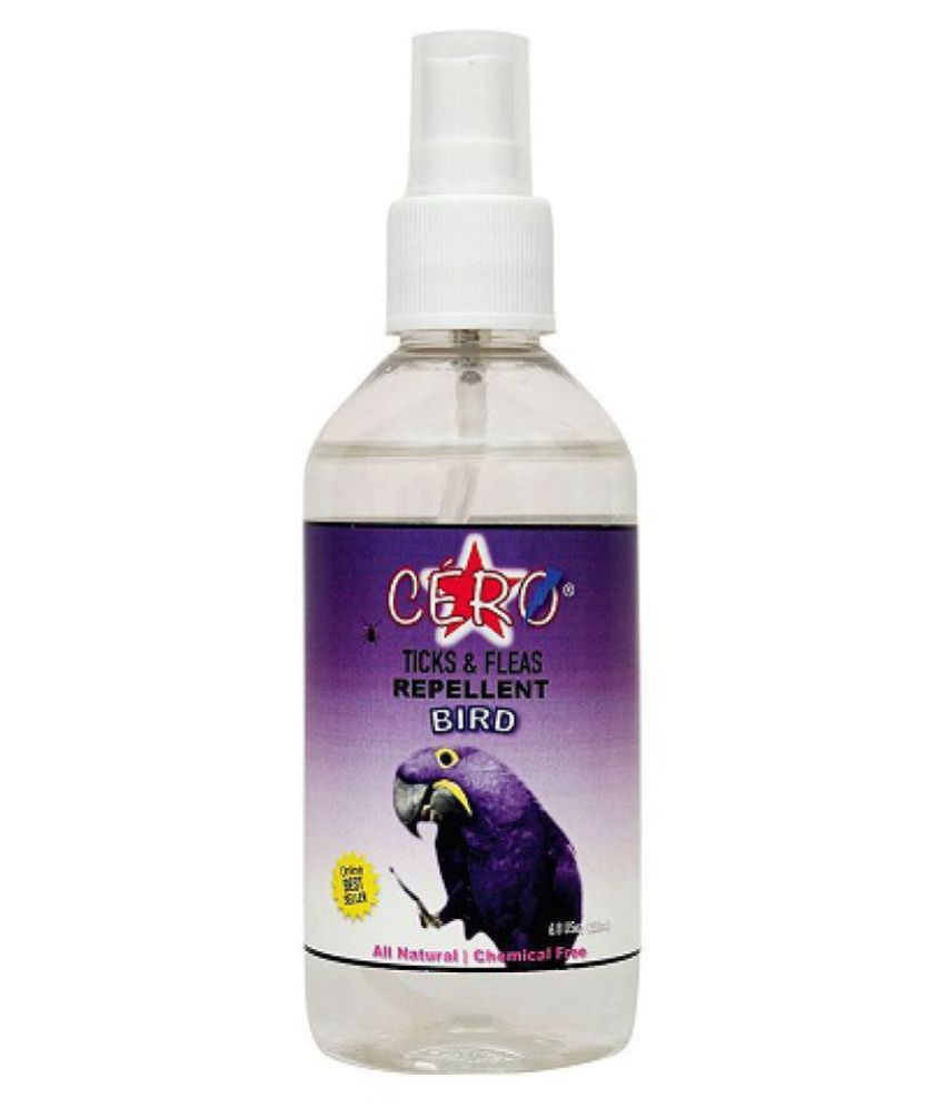 Cero 100 Natural Ticks, Fleas & Mites Repellent Spray For Bird (200Ml