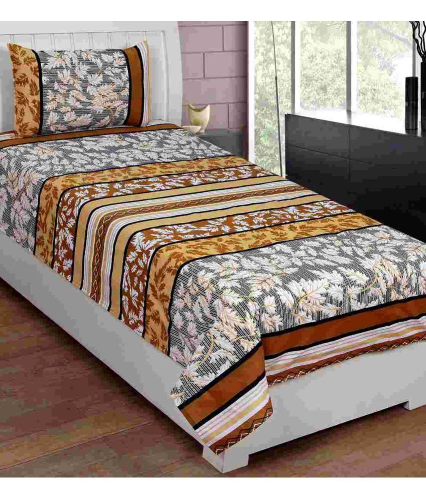 Akin Cotton Single Bedsheet with 1 Pillow Cover Buy Akin Cotton
