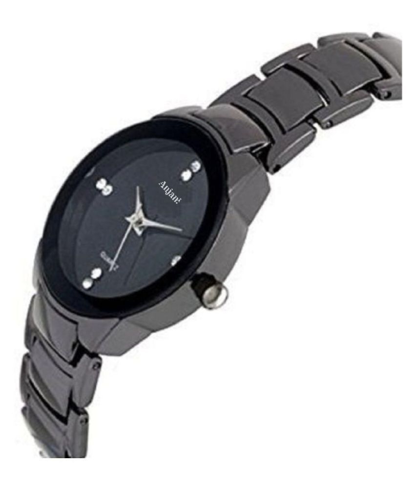 Girls And Women Watches Combo Of 3 Stylish Design Black Belt Luxurious Watch With Super Dynamic Design Black And Silver Chain Luxurious Bracelet New Style Branded Fashion Luxurious Watch08 Buy Girls