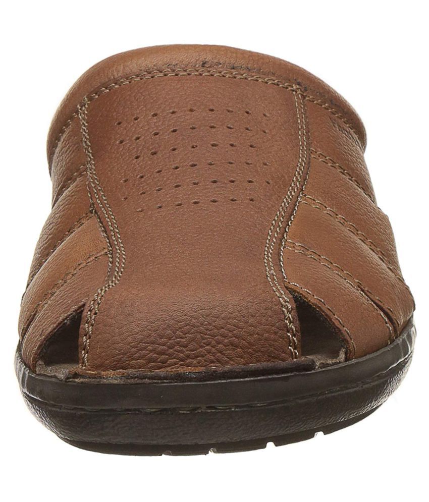Hush Puppies New Decode Close MUL Brown Synthetic Leather Sandals Price