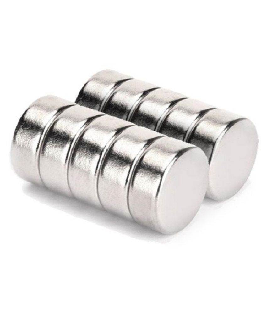 10 Pieces of 13mm x 5mm Neodymium Magnets - Disc / Cylindrical magnets ...