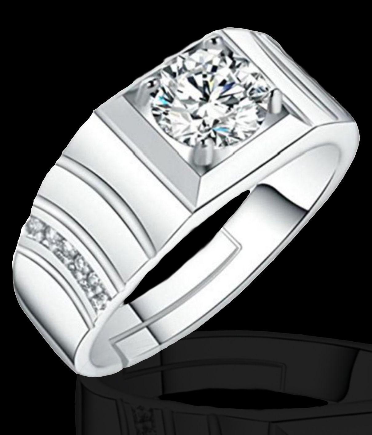 Exclusive Limited Edition Sterling Silver Swarovski Solitaire