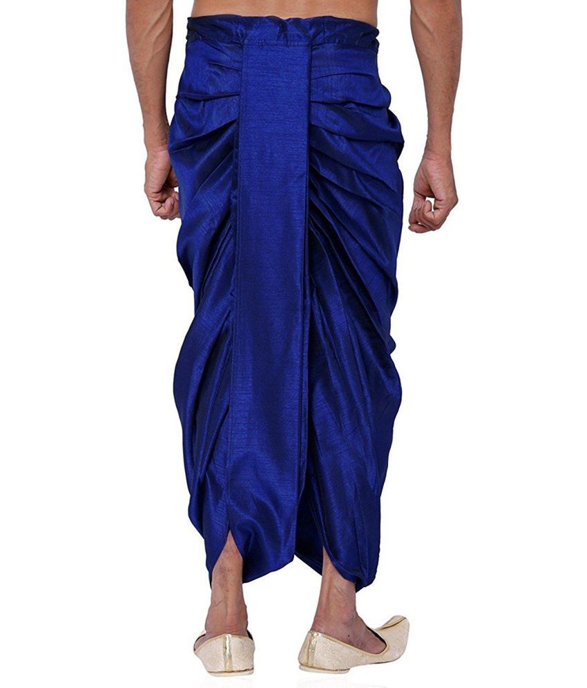 blue dhoti pants