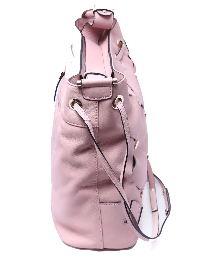 peach shoulder bag