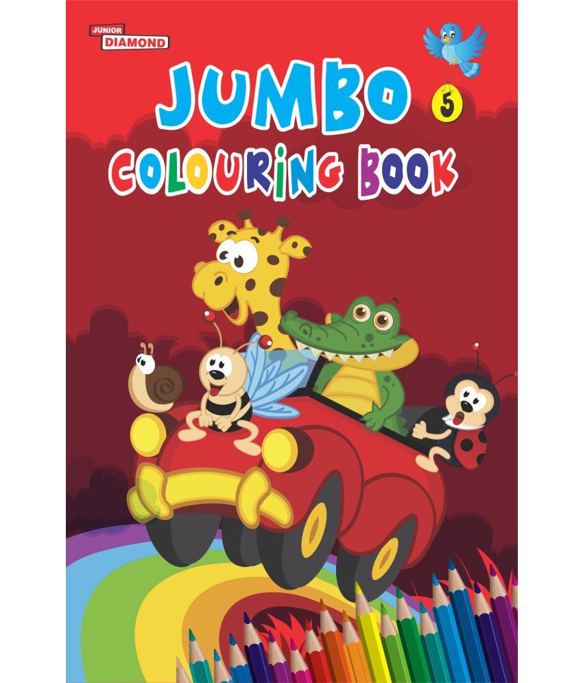 Jumbo Colouring Book 05 PB English Buy Jumbo Colouring Book 05 PB