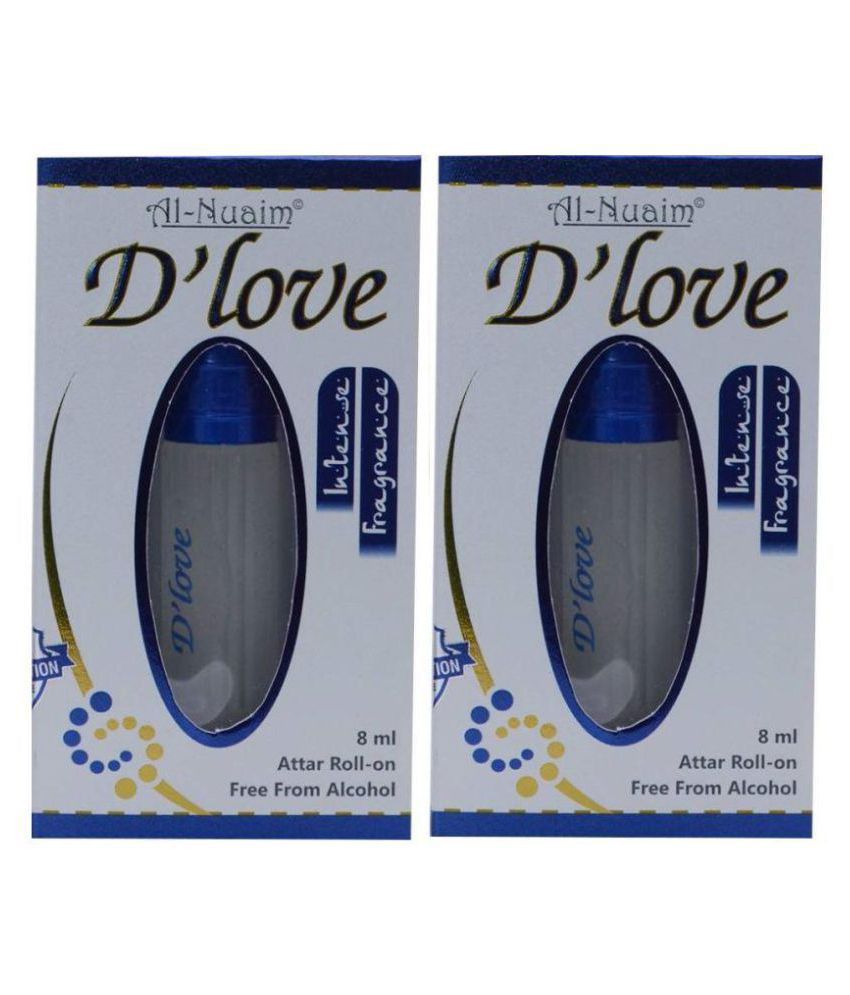 Al-Nuaim D'Love Floral Attar 8 ml Perfume Oil Pack of 2: Buy Al ...