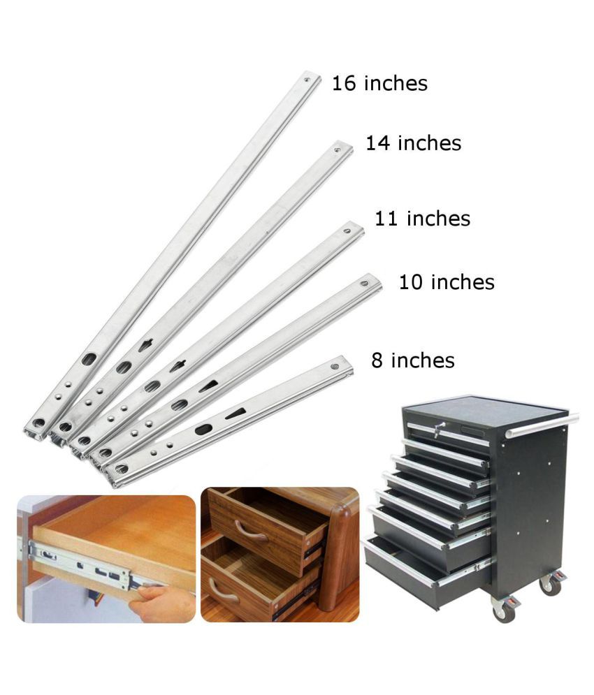 Drawer Slide Buffer Furniture Slide Steel Ball Bearing Slides