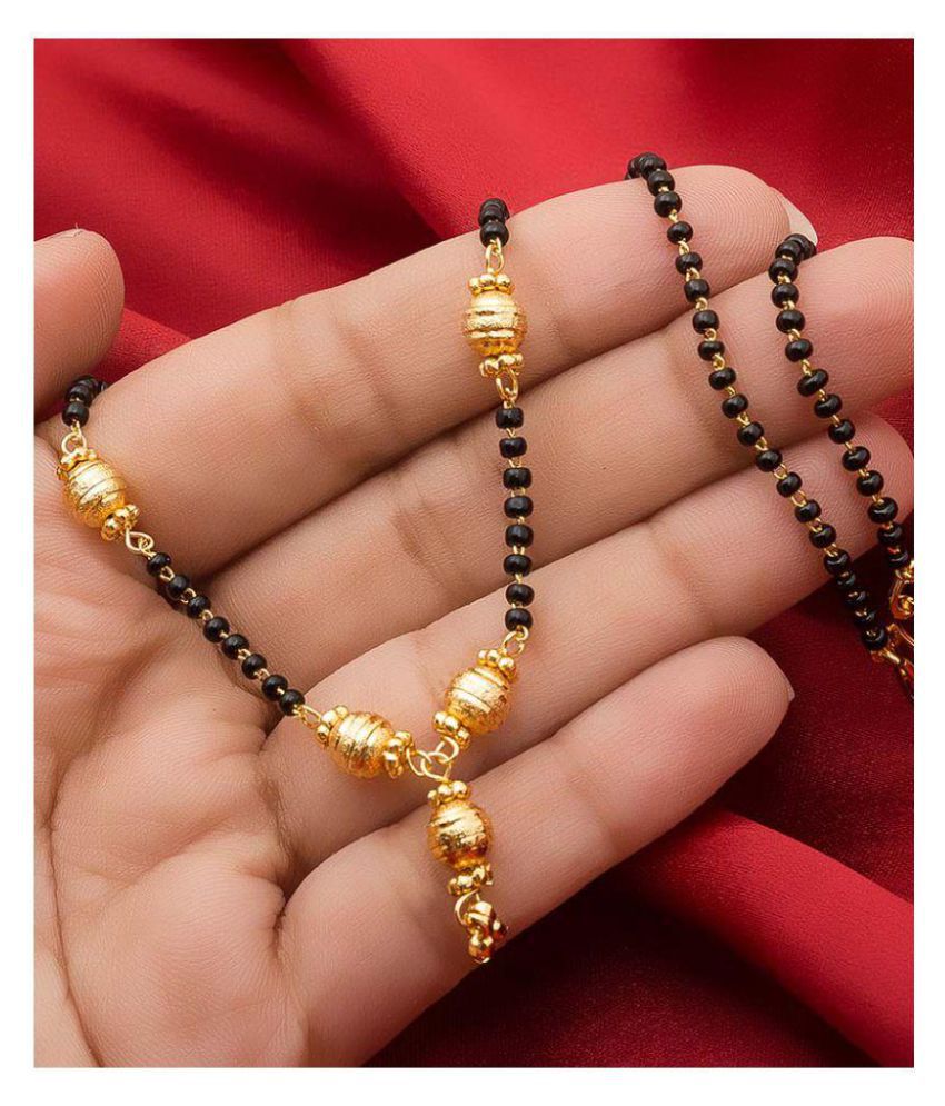 Aadita fashion Jewellery Designer Gold Plated Mangalsutra ...