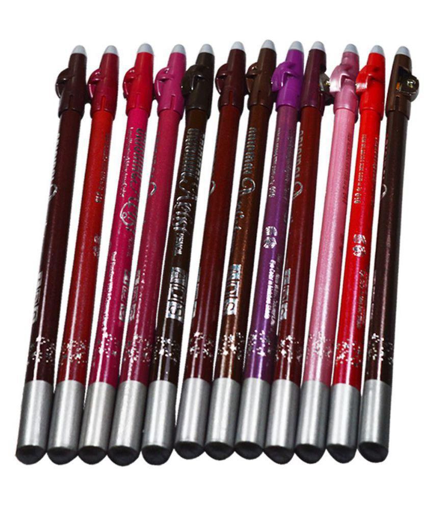     			ADS Eye/ Lip Lip Liner Pencil Soft Lip Liner 1 Side Sharpener