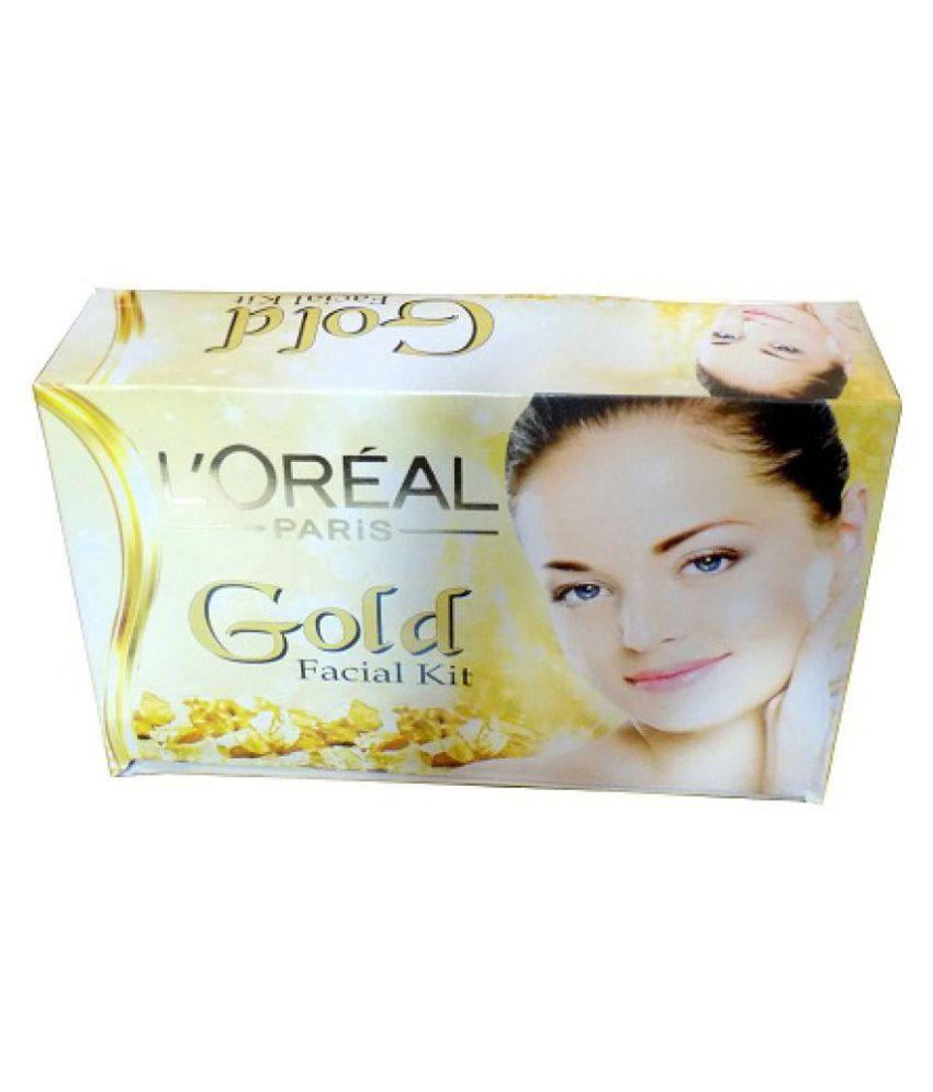 loreal gold facial kit