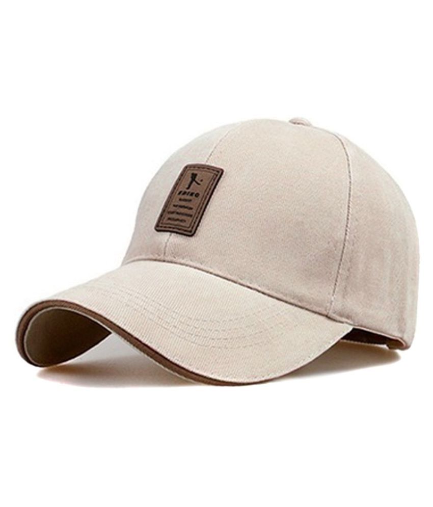 NOVADAB Beige Cotton Caps - Buy Online @ Rs. | Snapdeal