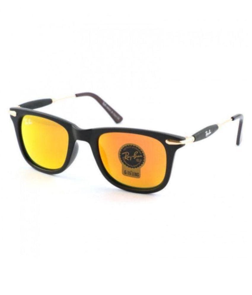 orange wayfarer sunglasses
