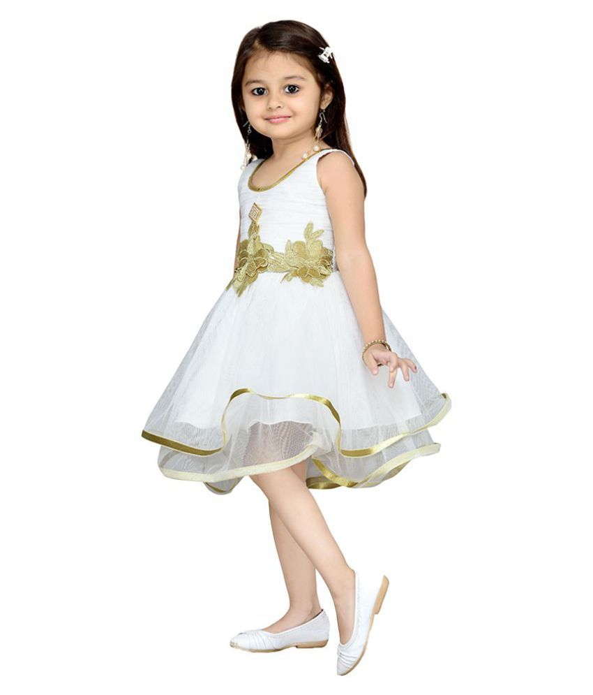white frock net