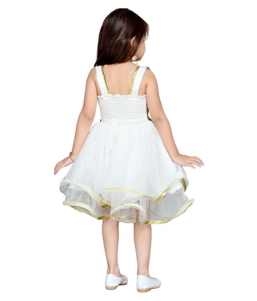 white frock net