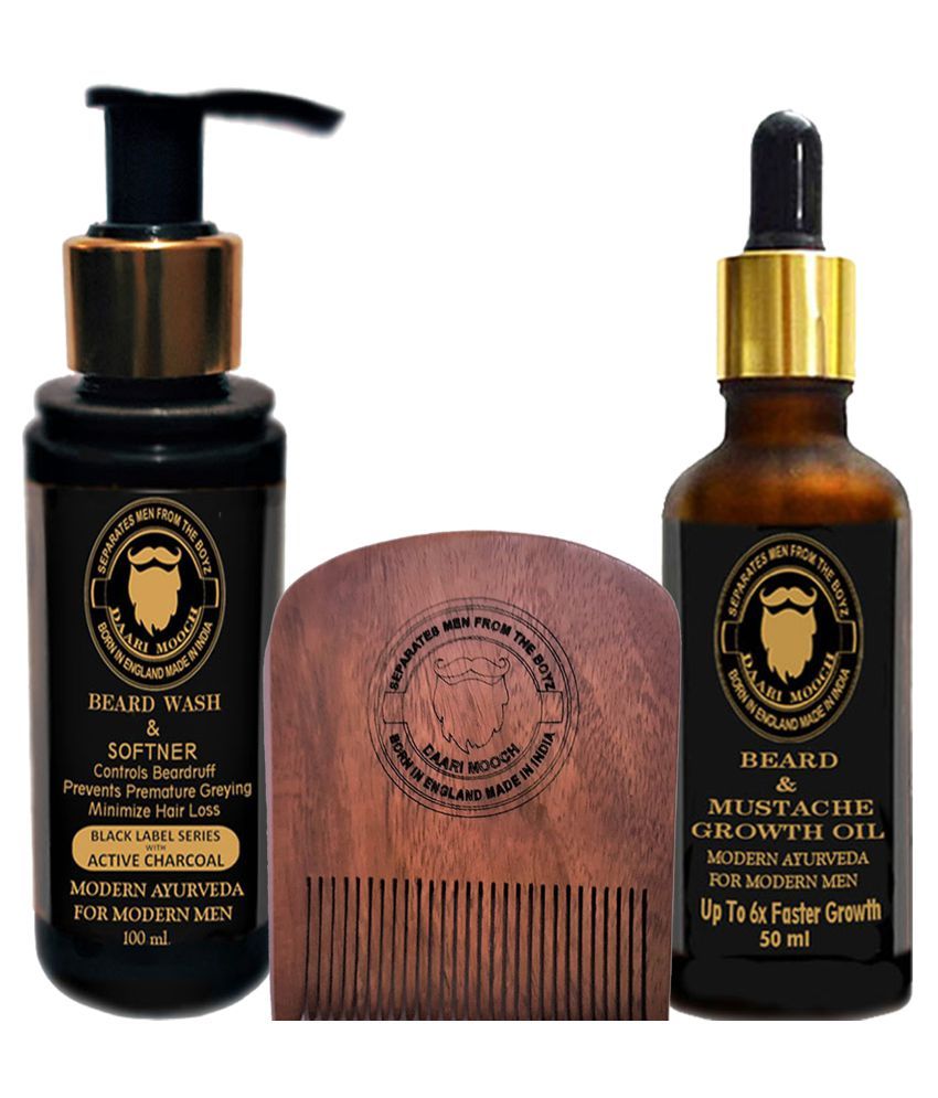 Daarimooch Growth Beard Oil Kit 150 Ml Pack Of 3 Buy Daarimooch Growth Beard Oil Kit 150 Ml 5625