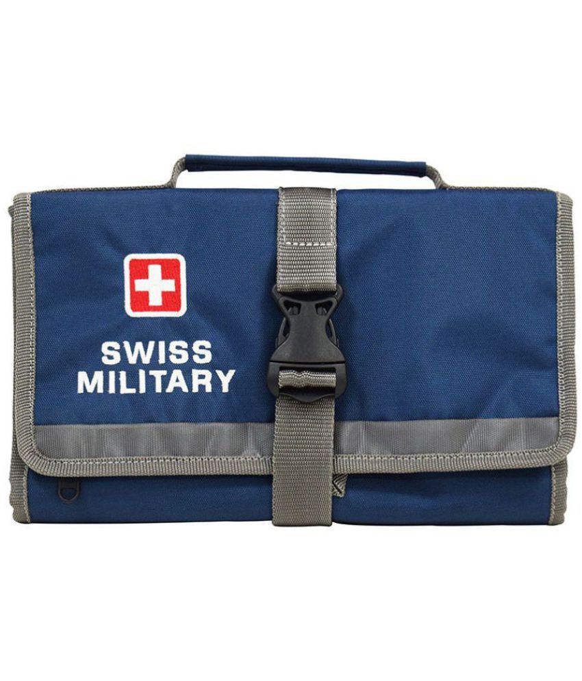     			Swiss Military Blue Travel organizer