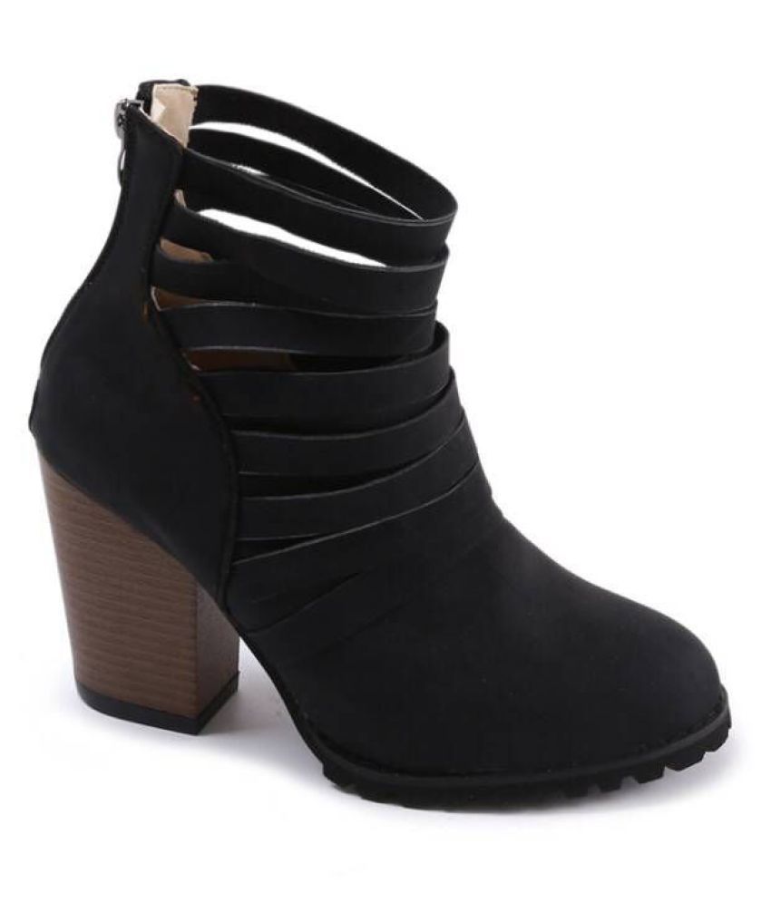 green block heel boots