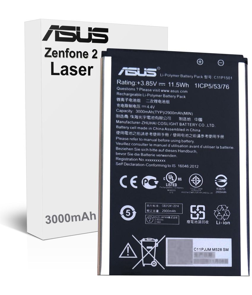 Asus Zenfone 2 laser 3000 mAh Battery by Asus - Batteries Online at Low