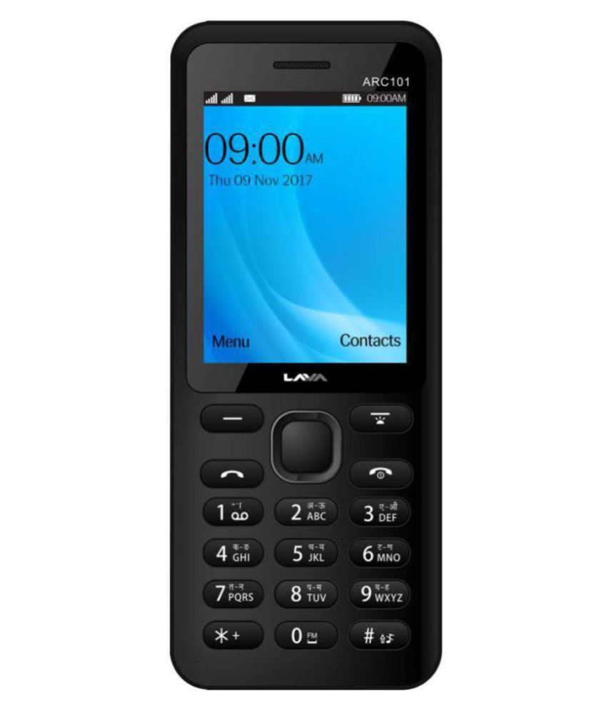 Lava ARC 101 Black - Feature Phone Online at Low Prices | Snapdeal India