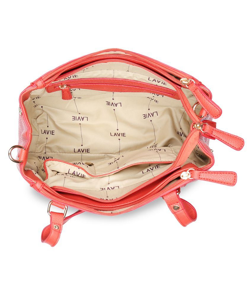Lavie Pink Faux Leather Shoulder Bag Buy Lavie Pink Faux Leather