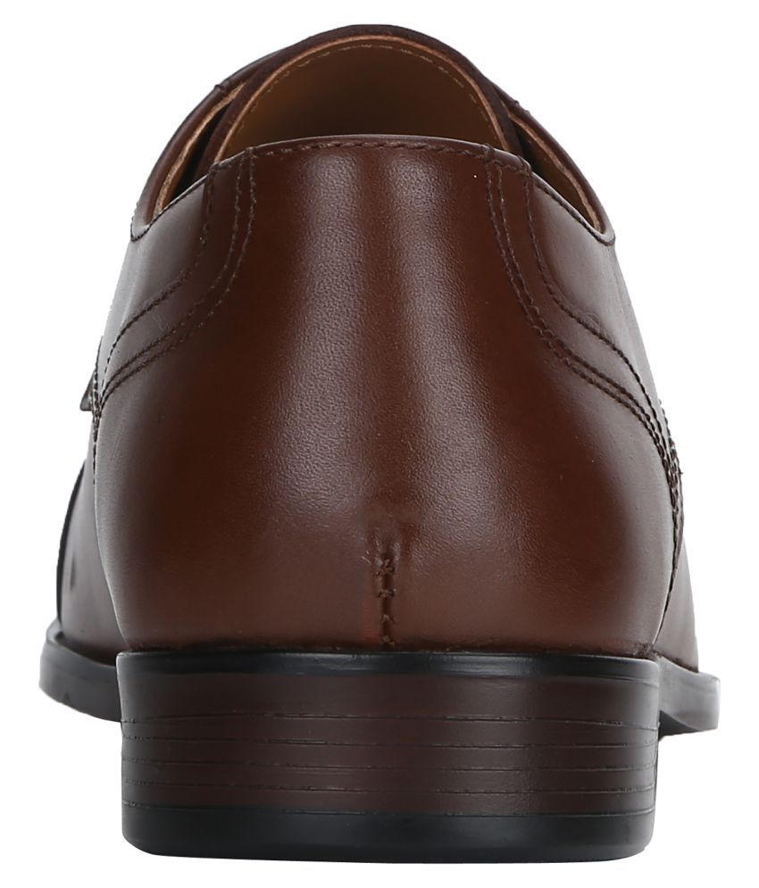 red tape genuine leather derby shoes