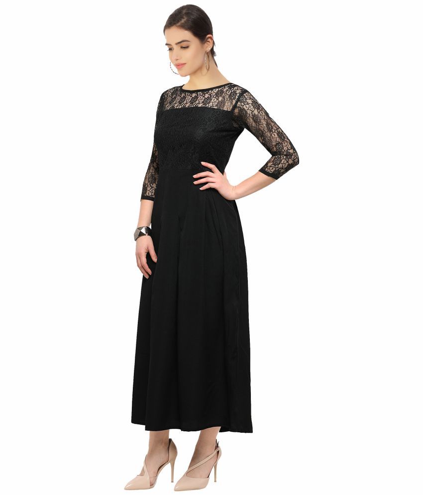 net gown full sleeves