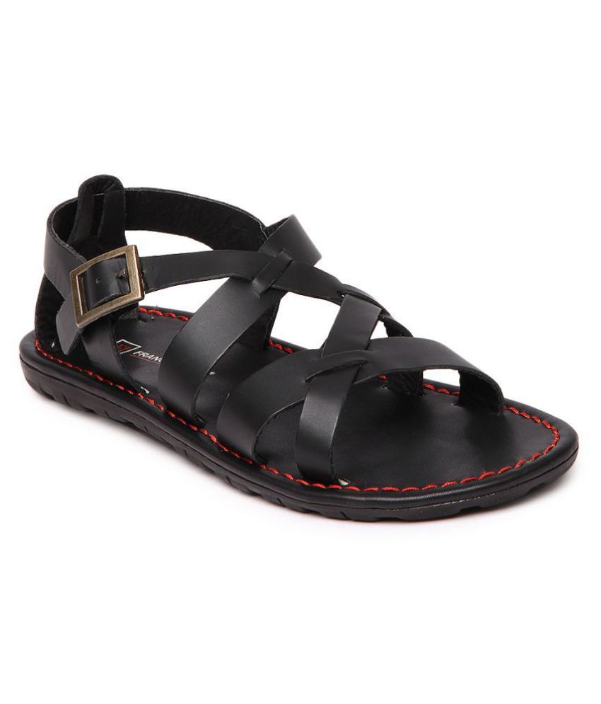 franco leone men's leather sandals and floaters