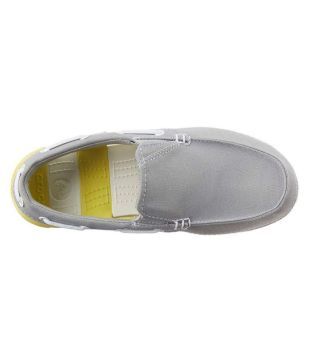 crocs canvas boat shoes