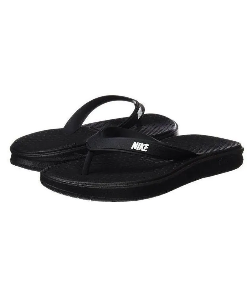 Nike solay outlet thong black