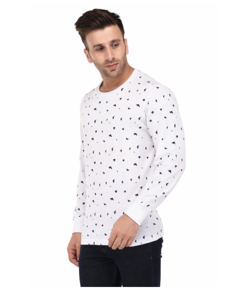 white full sleeve t shirt flipkart