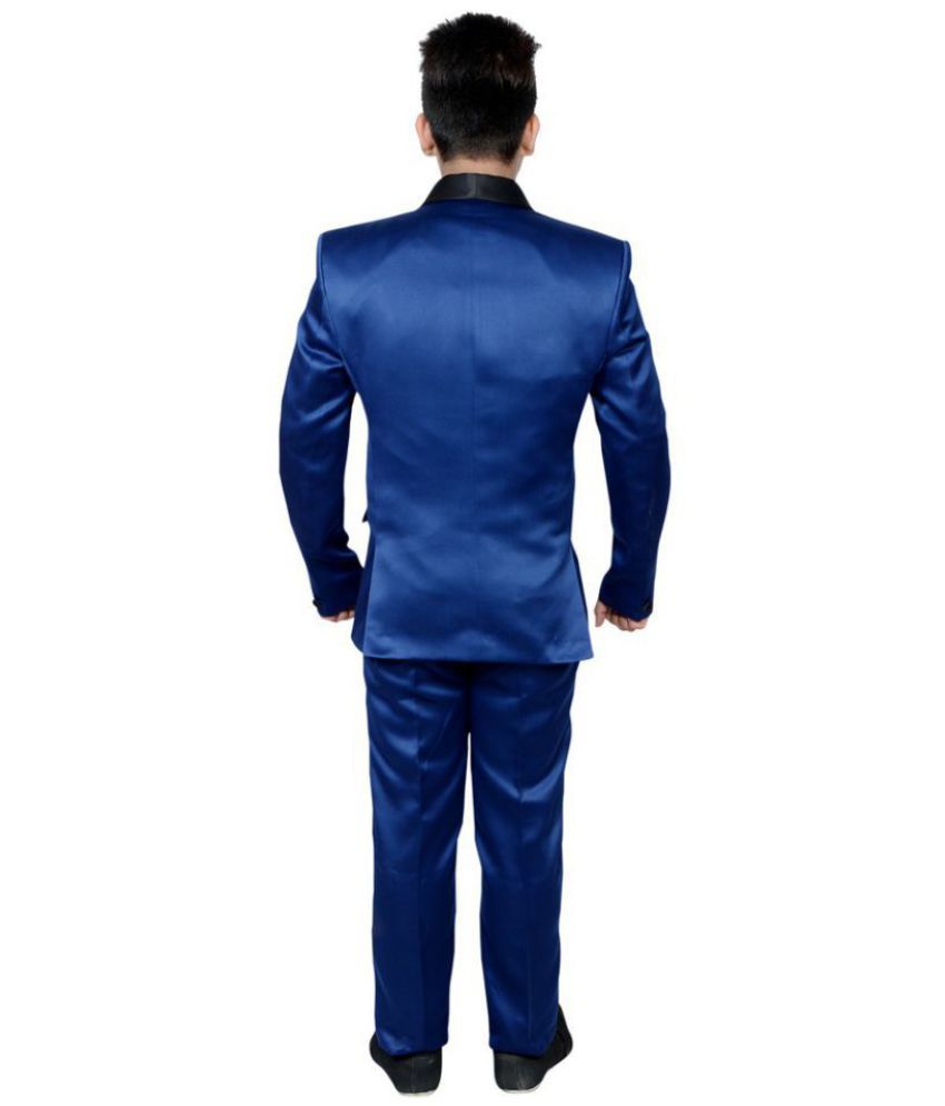 Shaurya-F Blue Solid Party 2 Piece Suits - Buy Shaurya-F Blue Solid ...