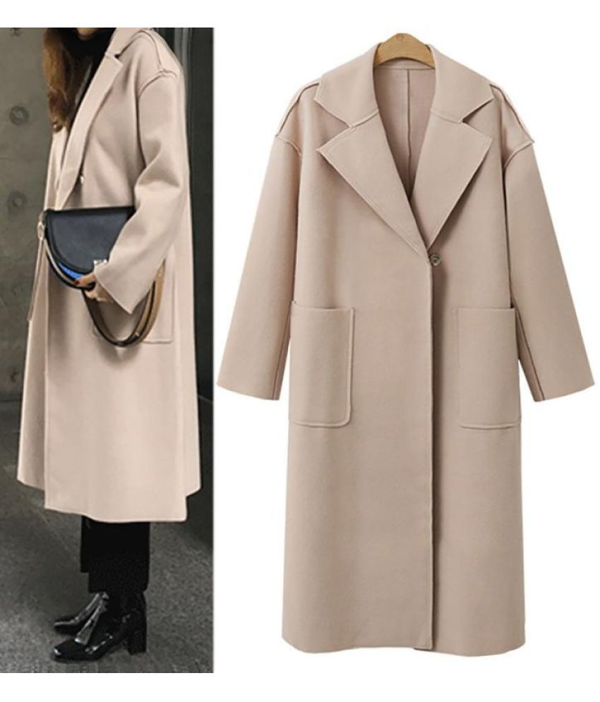 Buy Changing Destiny Polyester Beige Swing Coat Online at Best Prices ...