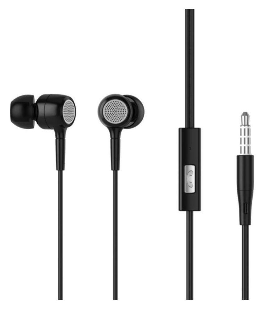 Philips IN SHE1515BK/94 In Ear Wired With Mic Headphones/Earphones