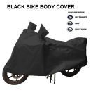 Bike Black Polyester Bike Body Cover