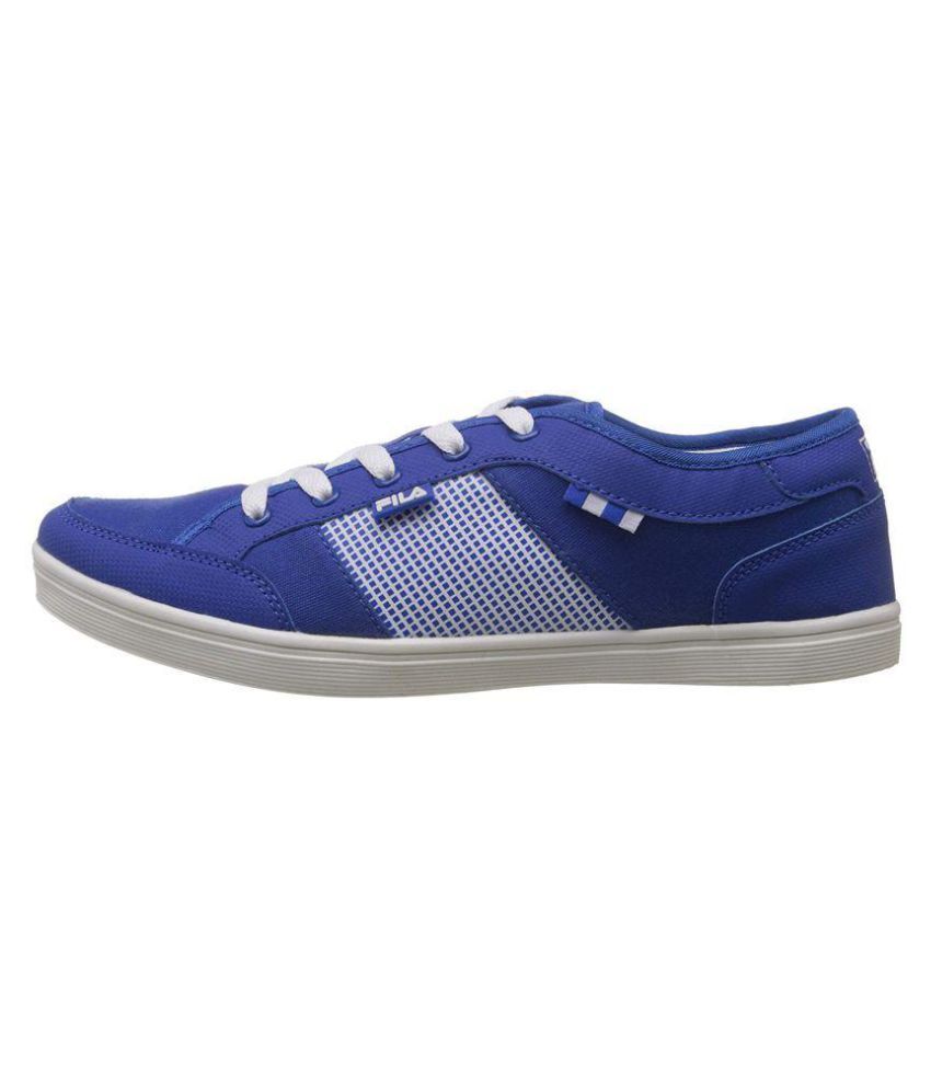 fila blue casual shoes