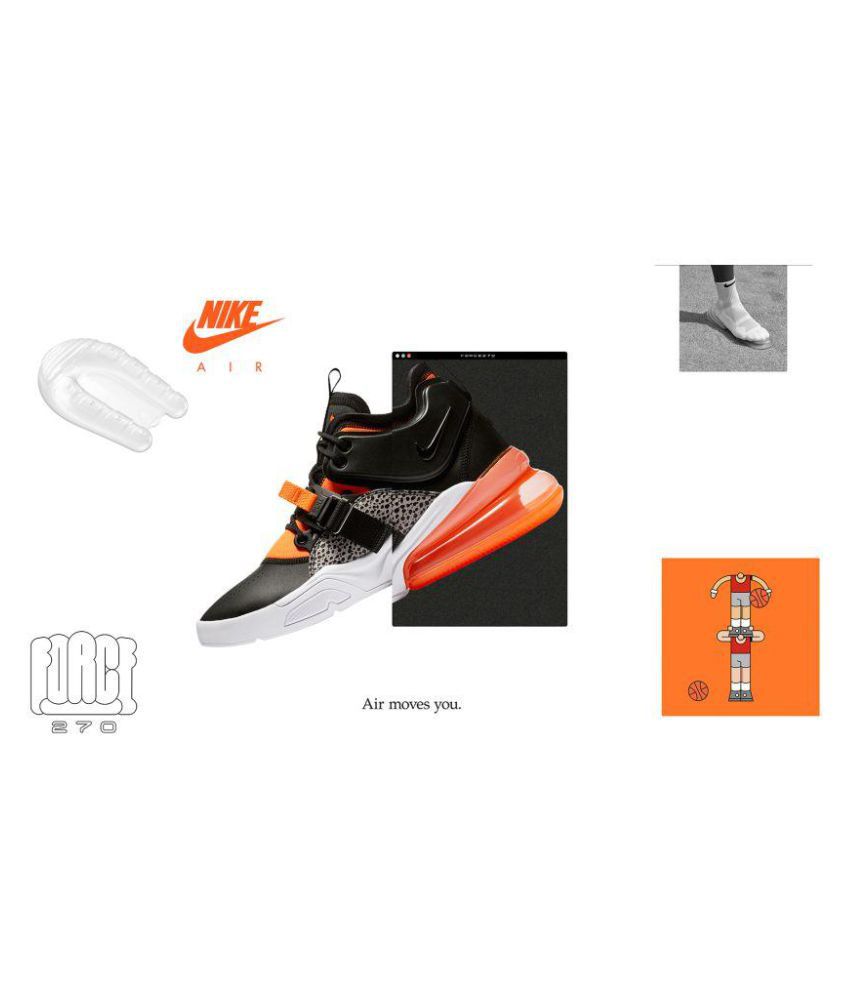 Nike AIR FORCE 270 “SAFARI” Orange 