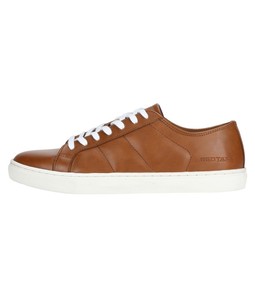 red tape men tan sneakers