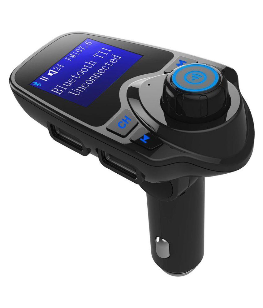 bluetooth fm transmitter with power button