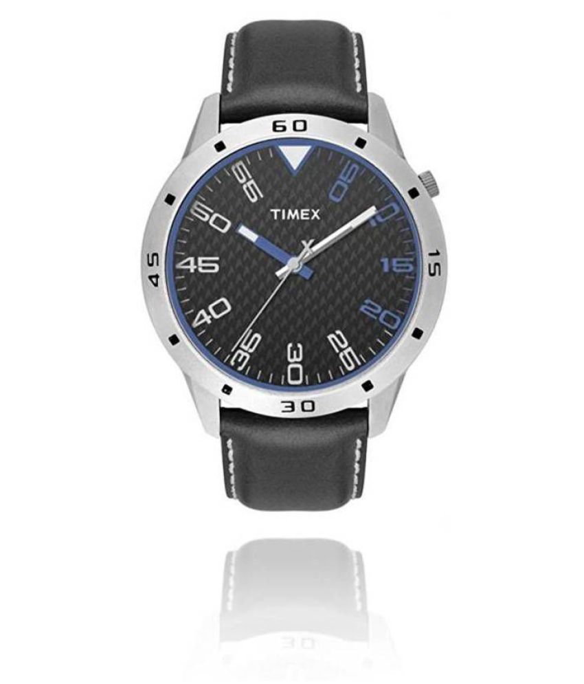 timex tw00zr112 leather analog