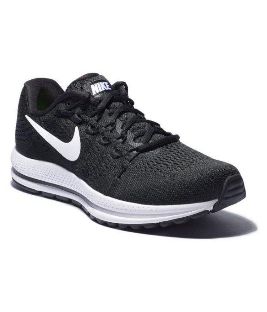 Nike Air Zoom Vomero 12 Black Running Shoes - Buy Nike Air Zoom Vomero ...