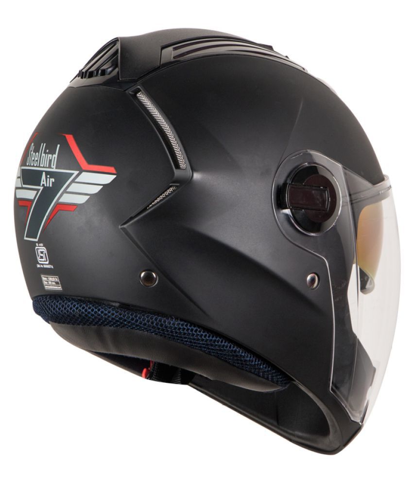 Steelbird Air SBA-2 - Full Face Helmet Matte Black L: Buy Steelbird Air SBA-2 - Full Face Helmet 
