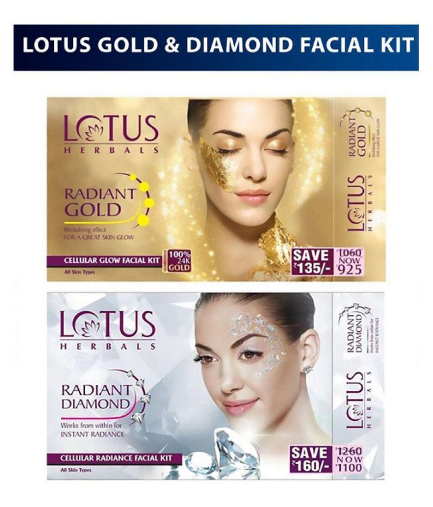 price of lotus radiant gold facial kit