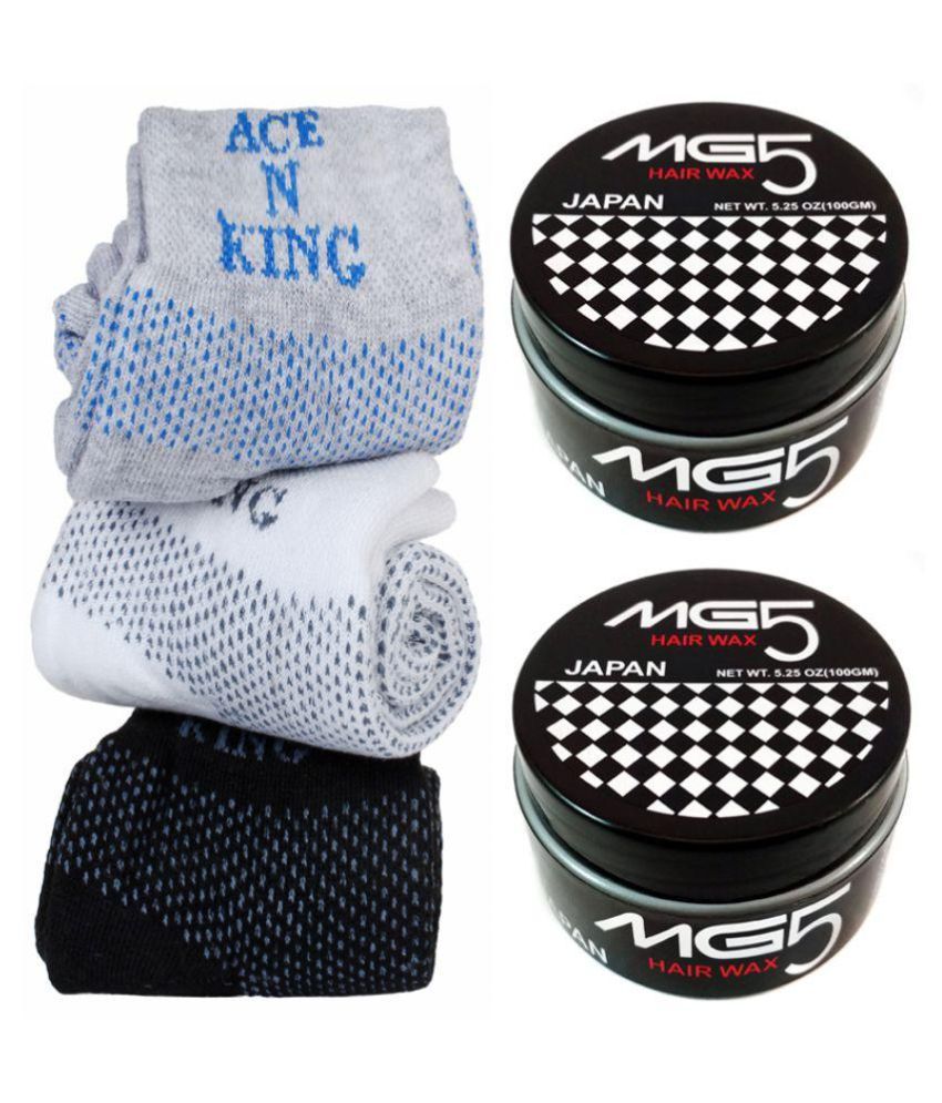 Mg5 Hair Wax Pack Of 2 3pair Ankle Socks Ts111 Gel 100 Gm Buy